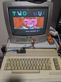 C64 running a demo I found on Mastodon